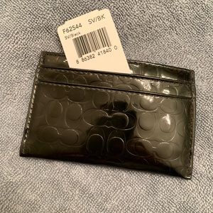 NWT Coach credit card case